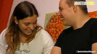AMATORSKA EURO - Sexy Tyłek niemieckiej żony Dobrze pieprzy się z Похотливым Муженьком