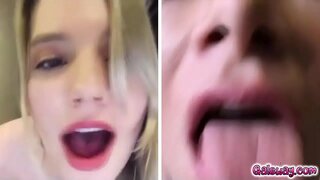 Kenna და Serene რაც squirting მეშვეობით კომპიუტერი